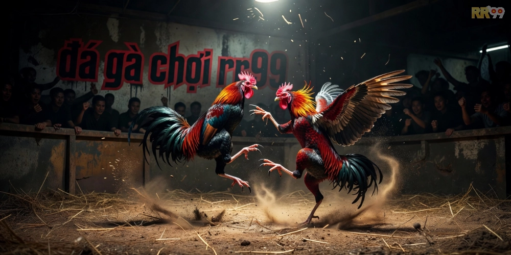 Khái niệm đá gà chọi rr99 được minh họa qua hình ảnh nền tảng trực tuyến hiện đại