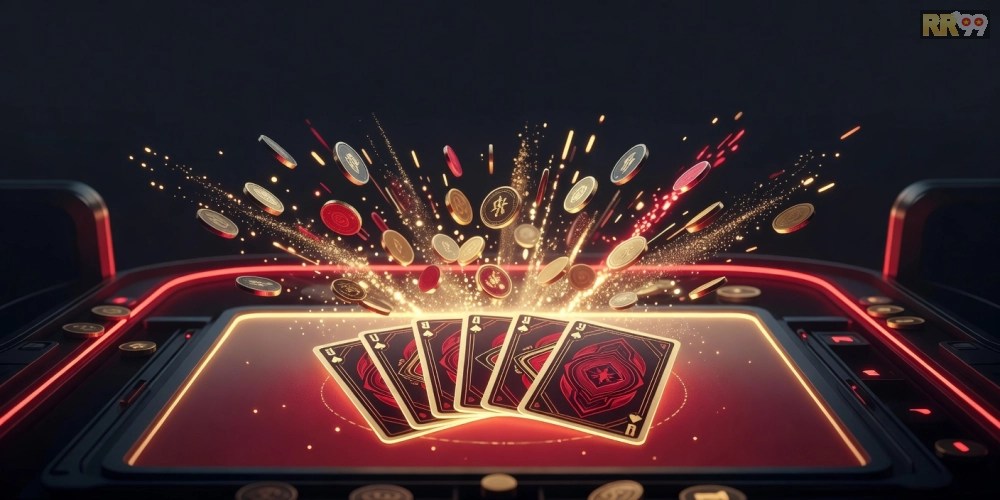 Khái niệm game bài nổ hũ rr99 được minh họa qua giao diện chơi sống động