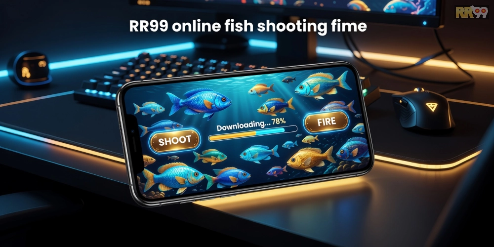 Hình minh họa giao diện tải game bắn cá online rr99 trên thiết bị di động