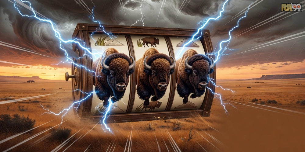 Trải nghiệm game nổ hũ rr99 Buffalo Thunder với đồ họa hoang dã