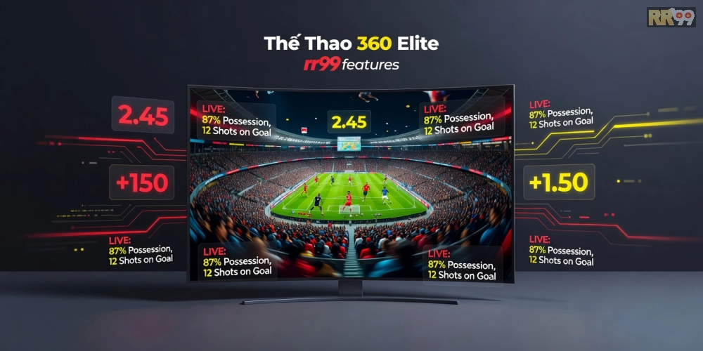 Hình ảnh nền tảng Thể Thao 360 Elite với tính năng rr99 nổi bật